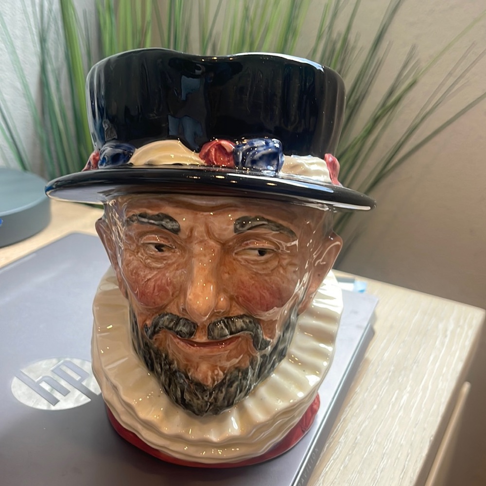 Beefeater large Toby Jug Royal Doilton